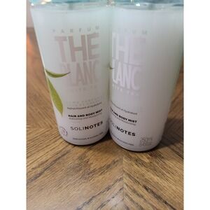 2pk Solinotes Paris The Blanc White Tea Hair and Body Mist 8.45 fl oz